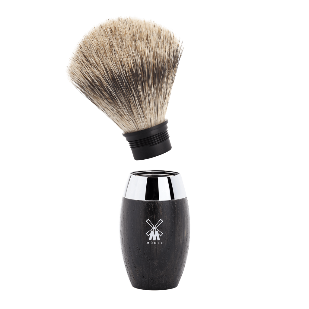 ミューレ KOSMO シェービングブラシ/ボグ・オーク/ファインバジャー (281H873)-2