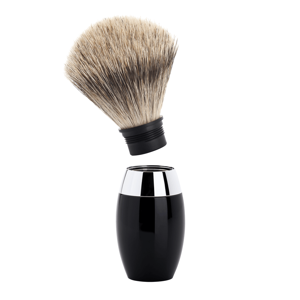 ミューレ KOSMO シェービングブラシ/ブラック・レジン/ファインバジャー (281K876)-2