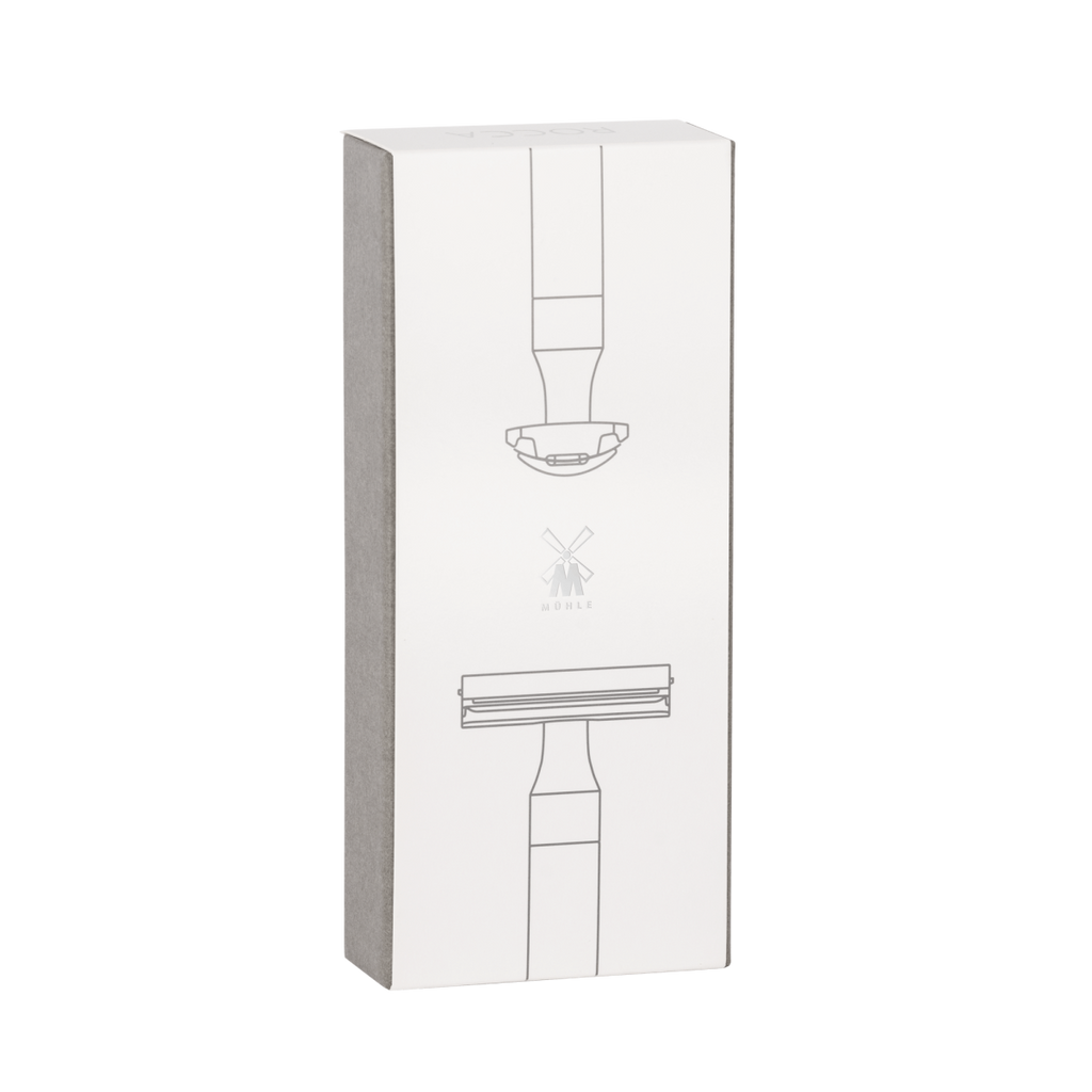 ミューレ ROCCA 両刃カミソリ/クローズドコム/ステンレススチール/ブラックハンドル/PVDコーティング仕上(R96JET)-3