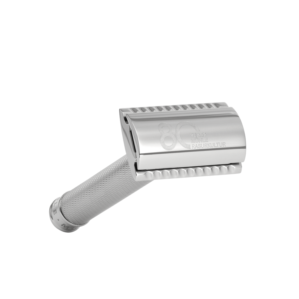 ミューレ TRADITIONAL 80周年記念特別モデル ステンレススチール両刃カミソリ(R89J80)-7