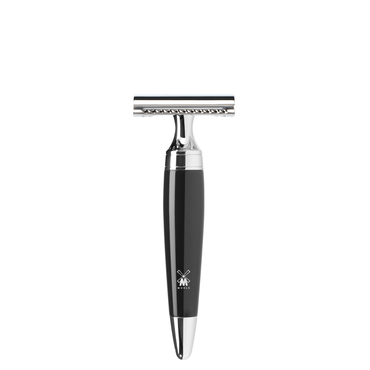 ミューレ STYLO セーフティレイザー（両刃ホルダー）／ブラックレジン