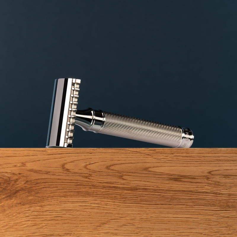 技巧派カミソリ「R41オープンコム両刃」<br>”ステンレススチール・グランデモデル” を再販売！