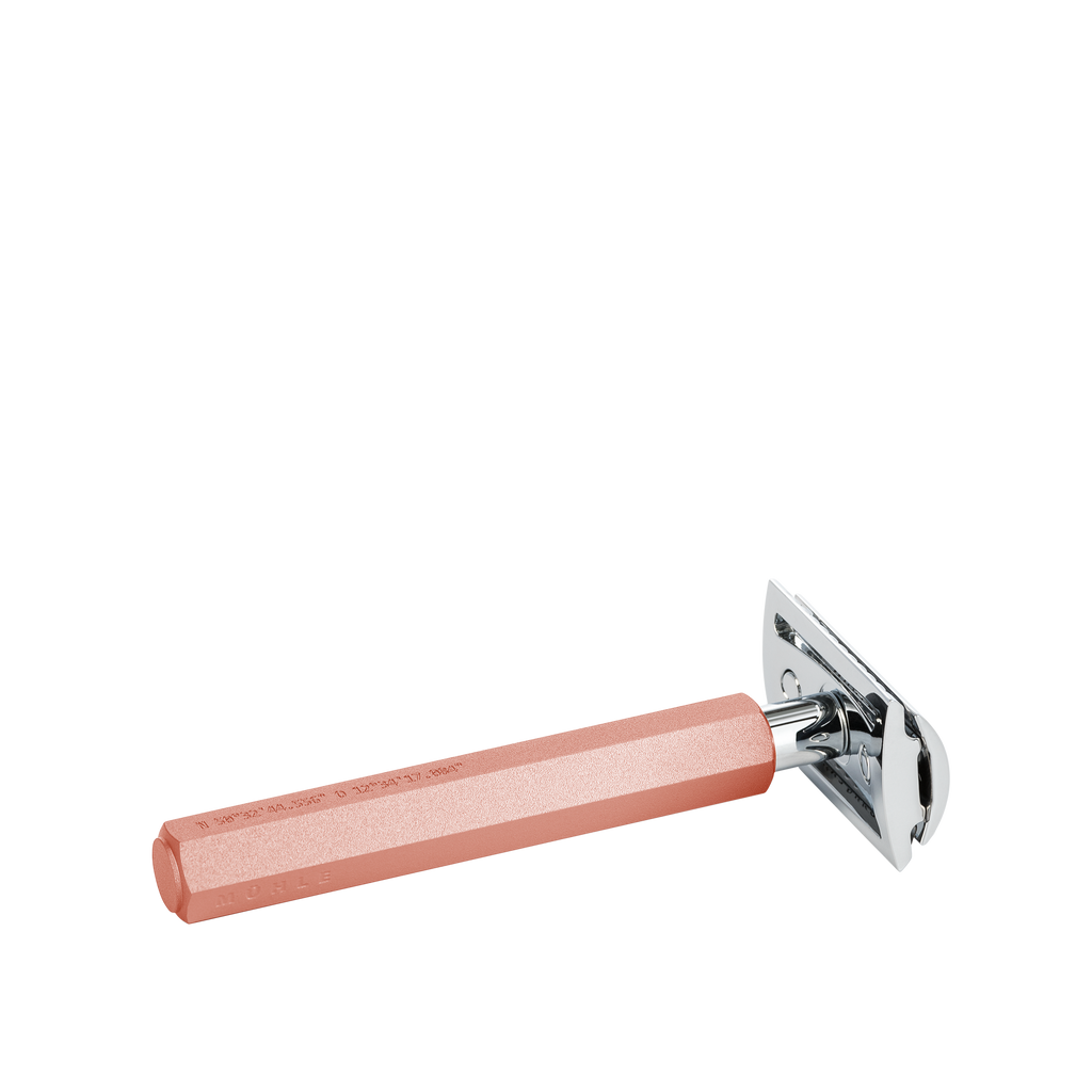 HEXAGON 両刃カミソリ／マーク・ブラウンデザイン, クローズドコム, アノダイズドアルミニウム,サンライズ(R HXG SUNRISE SR)-2