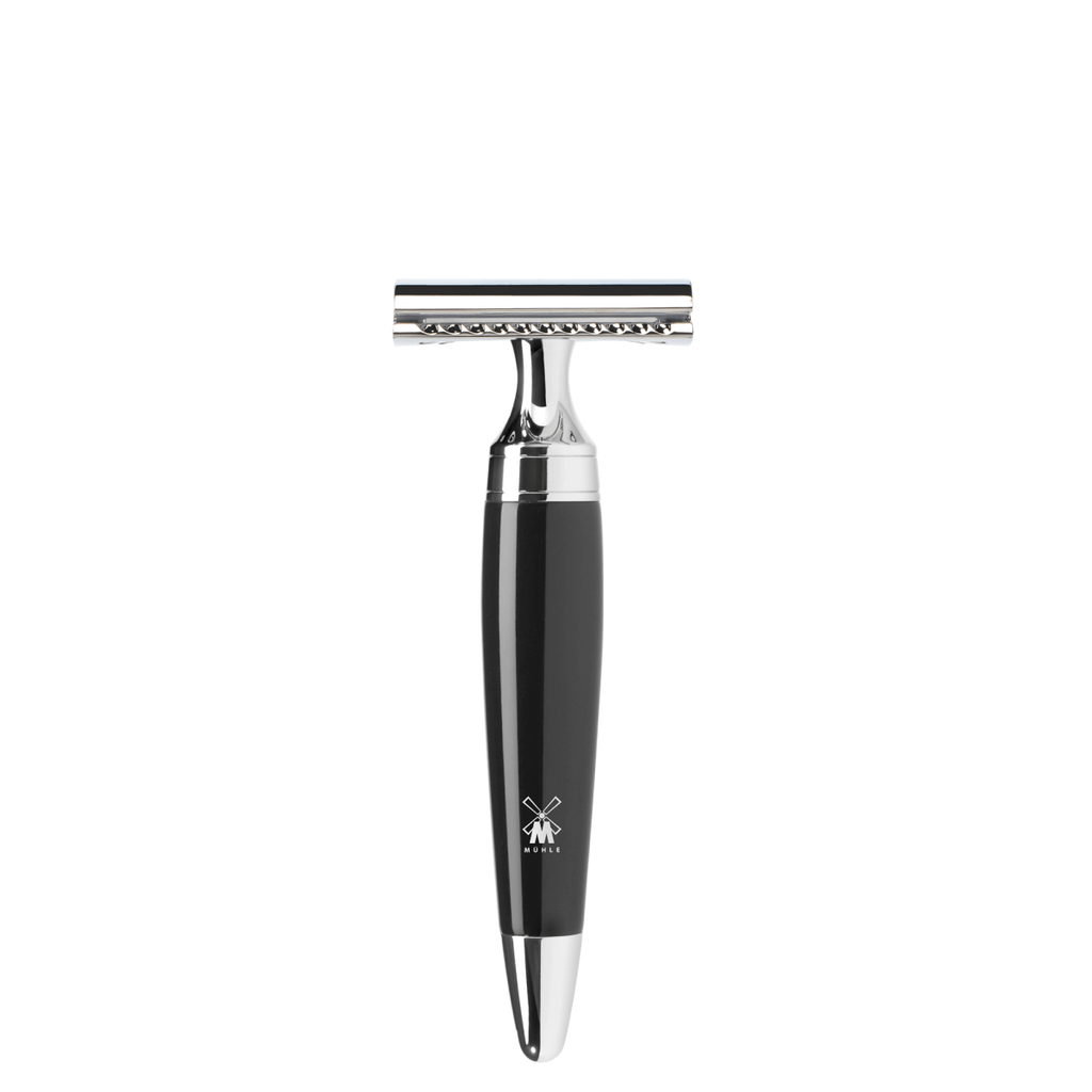 ミューレ　STYLO　セーフティレイザー（両刃ホルダー）／ブラックレジン　(R76SR)-1