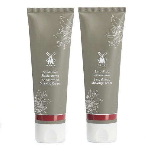 ミューレ SHAVE CARE シェービングクリーム サンダルウッド (箱無しOPP袋入）2個セット　＜75ml ×2個＞-1